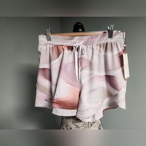 Calia Pink and White Patterned Shorts